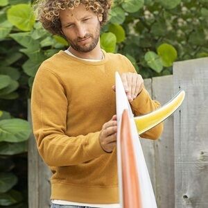OuterKnown Curry Brown Hightide Crewneck Medium